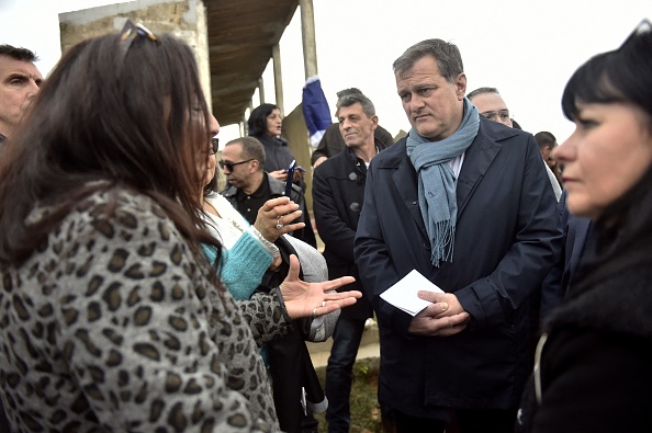 Le maire RN de Perpignan Louis Aliot, en mars 2019.  (RAYMOND ROIG/AFP via Getty Images)