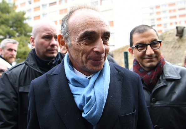 Eric Zemmour en compagnie de Jean Messiha.
 (Photo  BERTRAND GUAY/AFP via Getty Images)