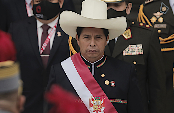 Le Président du Pérou Pedro Castillo. (Photo : Getty Images/Getty Images)