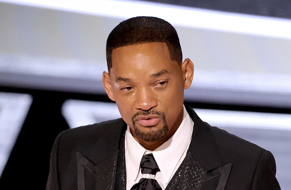 L'acteur Will Smith lors de la remise des Oscars à Hollywood, Californie, le 27 mars 2022.
(Photo by Neilson Barnard/Getty Images)