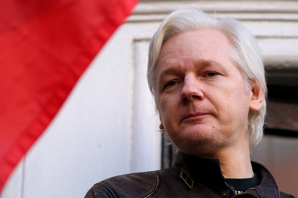 Julian Assange journaliste et fondateur de WikiLeaks.  (Photo Jack Taylor/Getty Images)