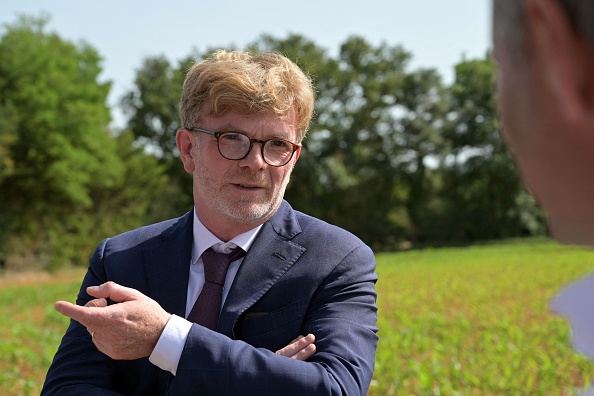 Le nouveau ministre français de l'Agriculture et de la souveraineté alimentaire, Marc Fesneau, le 21 mai 2022.  (GUILLAUME SOUVANT/AFP via Getty Images)