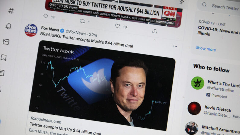 Elon Musk nouveau patron de Twitter.  (Scott Olson/Getty Images)