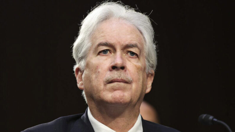 Le directeur de la CIA, William Burns, témoigne devant la commission sénatoriale du renseignement à Washington, le 10 mars 2022. (Kevin Dietsch/Getty Images)