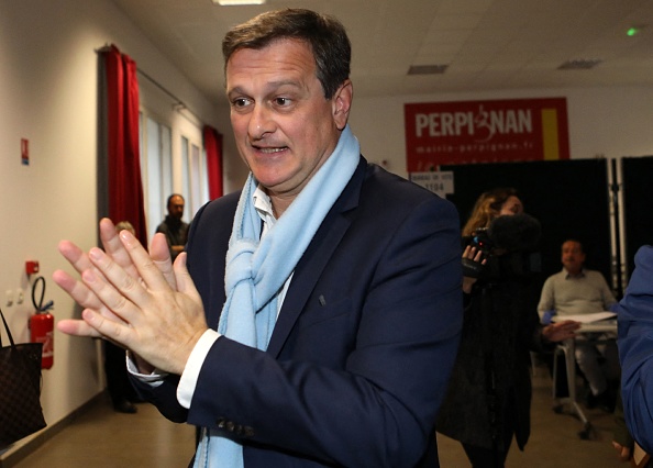 Louis Aliot, maire de Perpignan, dans le sud de la France. (RAYMOND ROIG/AFP via Getty Images)