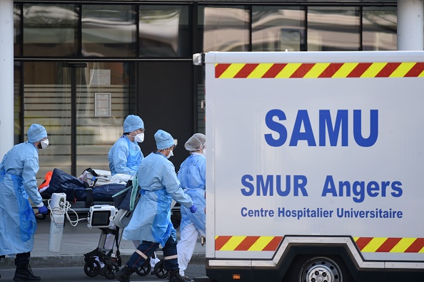 SMUR d'Angers, dans le Maine-et-Loire. (JEAN-FRANCOIS MONIER/AFP via Getty Images)