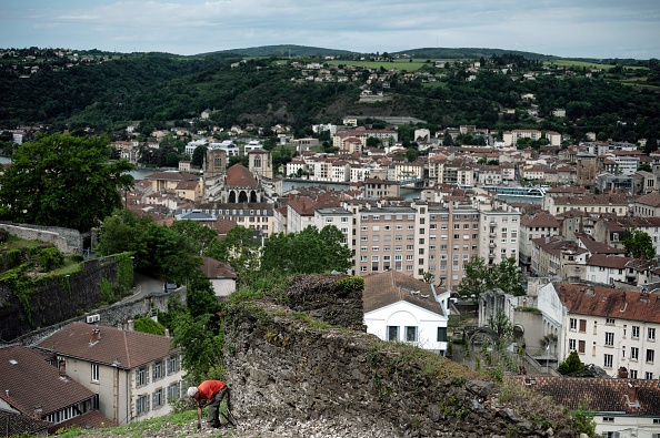 Vienne, près de Lyon.  (JEFF PACHOUD/AFP via Getty Images)