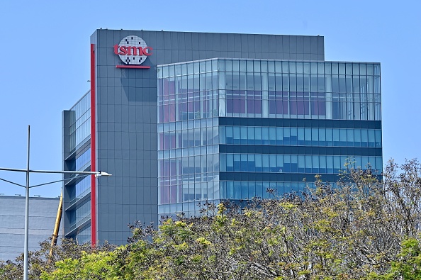 Une usine du fabricant taïwanais de semi-conducteurs TSMC au Central Taiwan Science Park à Taichung. (Photo : SAM YEH/AFP via Getty Images)