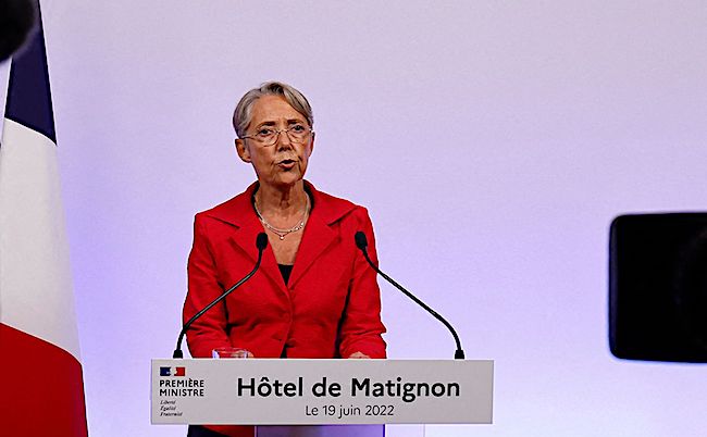 La Première ministre Élisabeth Borne. (Photo : LUDOVIC MARIN/POOL/AFP via Getty Images)