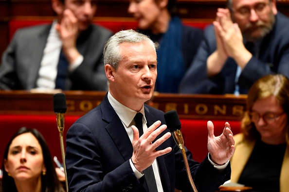 Le ministre de l'Économie Bruno Le Maire.   (Photo : BERTRAND GUAY/AFP via Getty Images)