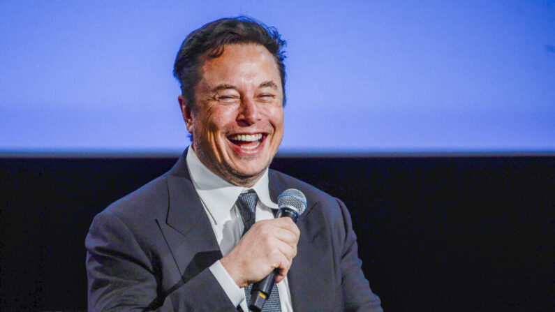 Elon Musk lors de la réunion Offshore Northern Seas 2022 (ONS) à Stavanger, en Norvège, le 29 août 2022. (Carina Johansen/NTB/AFP via Getty Images)