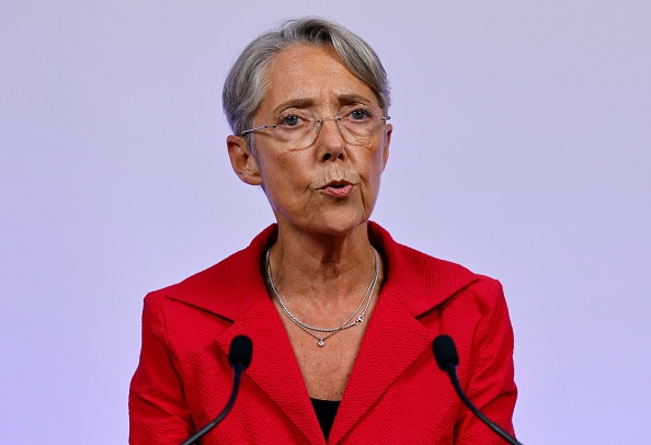 La Première ministre Élisabeth Borne.  (Photo : LUDOVIC MARIN/POOL/AFP via Getty Images)