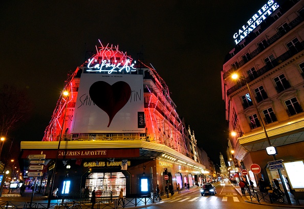 Les Galeries Lafayette à Paris.  (Photo : LOIC VENANCE/AFP via Getty Images)