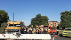 Nord : il frôle la décapitation au volant de son camion toupie