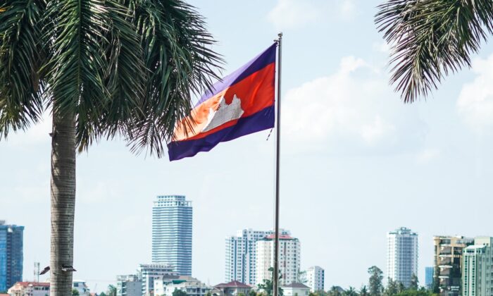 Drapeau du Cambodge. (Vanna Phon/Unsplash)
