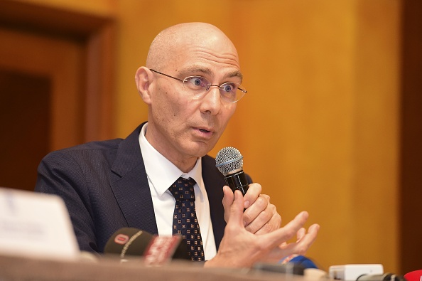 Le Haut-Commissaire assistant pour la protection du HCR, Volker Turk, à Dhaka le 21 mars 2019. Photo par MUNIR UZ ZAMAN / AFP via Getty Images.