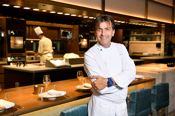 Le chef Yannick Alléno en octobre 2019 à Paris. (Francois Durand/Getty Images For Pavillon Ledoyen )