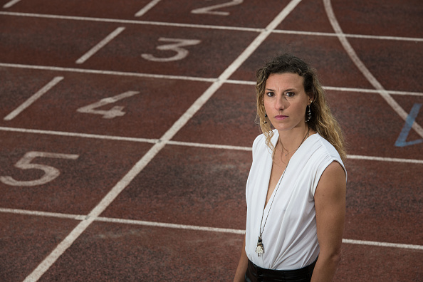 L'athlète Ophelie Claude-Boxberger. (Photo : SEBASTIEN BOZON/AFP via Getty Images)