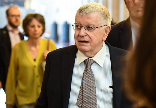 L'ancien directeur de France Télécom Didier Lombard. (Photo by BERTRAND GUAY/AFP via Getty Images)