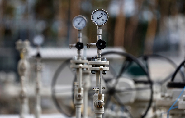 Des installations de réception et de distribution de gaz naturel à Lubmin, dans le nord-est de l'Allemagne, le 30 août 2022. (Photo : ODD ANDERSEN/AFP via Getty Images)