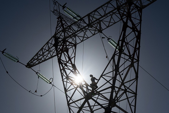 Risque de grève sur le réseau électrique, prévient RTE. (Photo :JEFF PACHOUD/AFP via Getty Images)