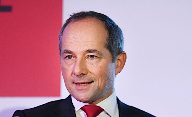 Le directeur de la Société Générale  Frédéric Oudéa. (Photo : ERIC PIERMONT/AFP via Getty Images)