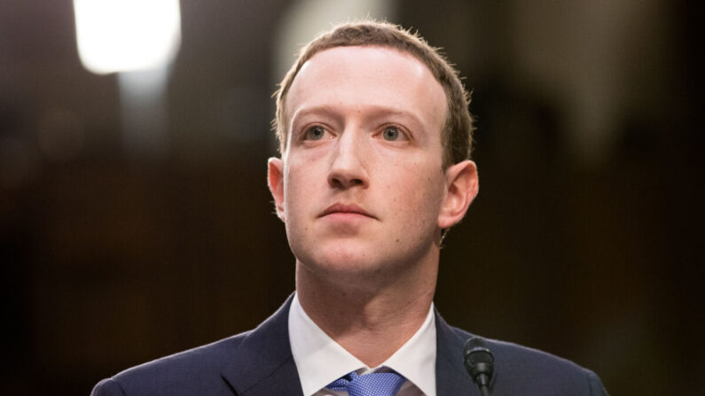 Mark Zuckerberg à Washington, le 10 avril 2018. (Samira Bouaou/Epoch Times)