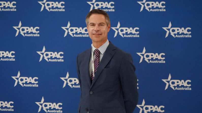 Michael Shellenberger à la CPAC de Sydney, le 1er octobre 2022. (Epoch Times)