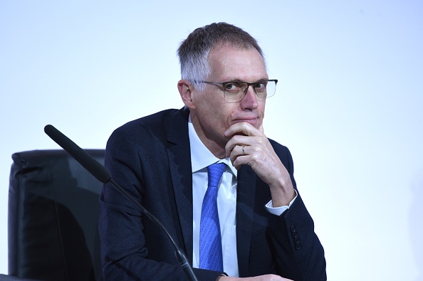 Le président du directoire du constructeur automobile français Groupe PSA Carlos Tavares.  (ERIC PIERMONT/AFP via Getty Images)