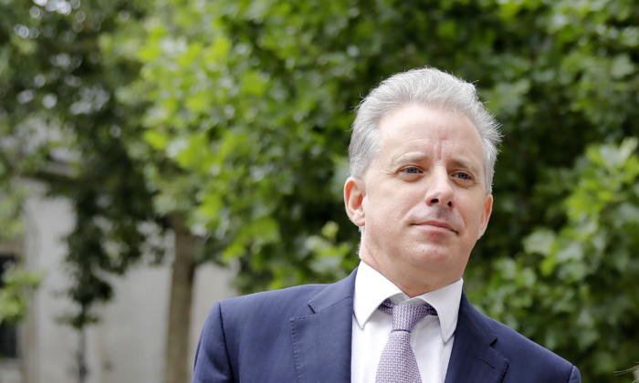 L'ancien agent du renseignement britannique Christopher Steele à Londres, le 24 juillet 2020. (Tolga Akmen/AFP via Getty Images)