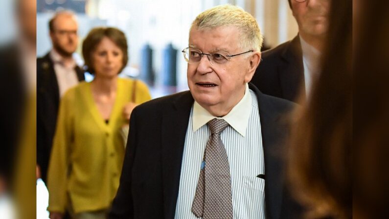 L'ancien directeur de France Télécom Didier Lombard. (Photo by BERTRAND GUAY/AFP via Getty Images)