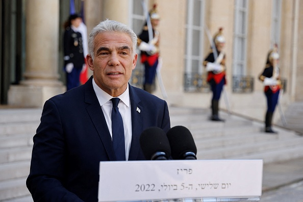 -Illustration- Le Premier ministre israélien Yaïr Lapid, déclare que la démarcation de la frontière maritime entre le Liban et Israël "protège" et "renforce" les intérêts de l'Etat hébreu. Photo de Ludovic MARIN / AFP via Getty Images.