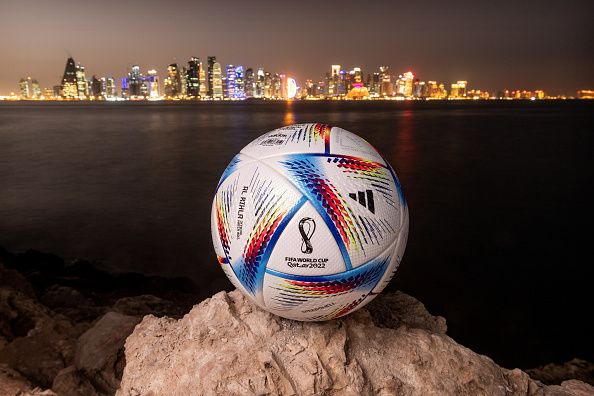 Ballon officiel de la Coupe du Monde de la FIFA, Qatar 2022. (Photo : David Ramos/Getty Images)