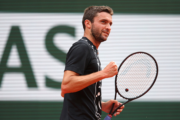 Le Français Gilles Simon à Roland Garros, le 26 mai 2022 à Paris. (Photo : Adam Pretty/Getty Images)