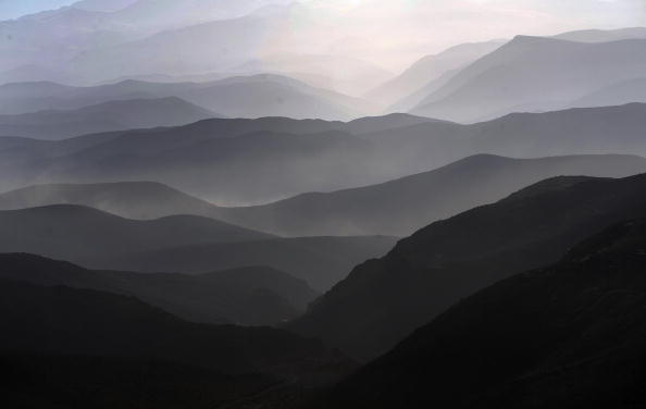 -Illustration- Vue sur le coucher de soleil près des Andes, Chili le 12 janvier 2009. Photo GABRIEL BOUYS/AFP via Getty Images.