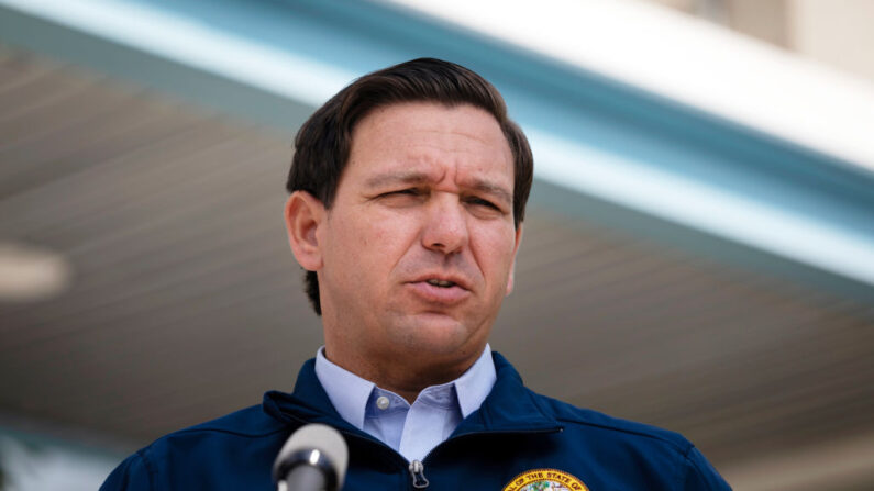 Le gouverneur Ron DeSantis, le 29 août 2019, à Miami, en Floride. (Photo: Eva Marie Uzcategui/Getty Images)