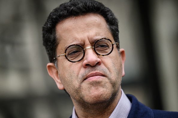 Gabriel Amard, député La France Insoumise du Rhône et gendre de Jean-Luc Mélenchon, à Villeurbanne, le 13 mai 2022.  (JEFF PACHOUD/AFP via Getty Images)