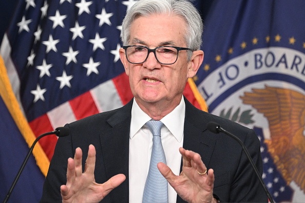 Le président du Conseil de la Réserve fédérale, Jerome Powell, s'exprime lors d'une conférence de presse à l'issue d'une réunion du Comité fédéral de l'open market, à Washington DC, le 2 novembre 2022. (Photo : MANDEL NGAN/AFP via Getty Images)