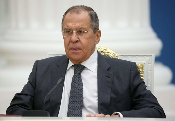 Le ministre russe des Affaires étrangères, Sergei Lavrov, participe à une réunion avec les membres du Conseil de sécurité au Kremlin à Moscou, le 18 novembre 2022. (Photo : MIKHAIL METZEL/SPUTNIK/AFP via Getty Images)