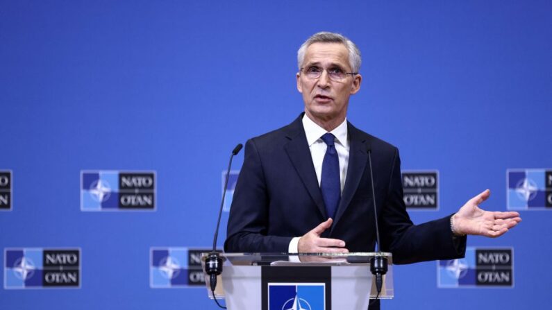 Le secrétaire général de l'OTAN, Jens Stoltenberg, le 25 novembre 2022. (Photo: KENZO TRIBOUILLARD/AFP via Getty Images)