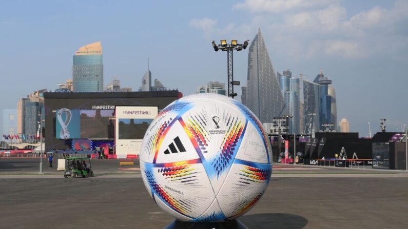 Une vue du FIFA Fan Festival qui s'ouvre avant la Coupe du Monde de la FIFA, Qatar 2022, au parc Al Bidda, le 19 novembre 2022 à Doha, au Qatar. (Crédit photo Claudio Villa/Getty Images)