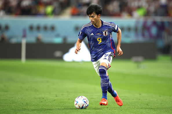 Match du Groupe E de la Coupe du Monde de la FIFA, Qatar 2022 entre l'Allemagne et le Japon au Khalifa International Stadium le 23 novembre 2022 à Doha.  (Alex Grimm/Getty Images)