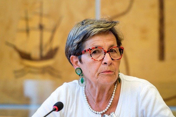 Viviane Lambert, la mère de Vincent Lambert .  (FABRICE COFFRINI/AFP via Getty Images)