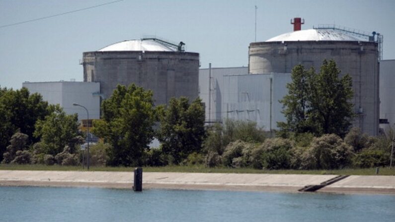 La centrale nucléaire de Fessenheim, la plus ancienne centrale nucléaire française, fermée en 2020. (Photo SEBASTIEN BOZON / AFP via Getty Images)