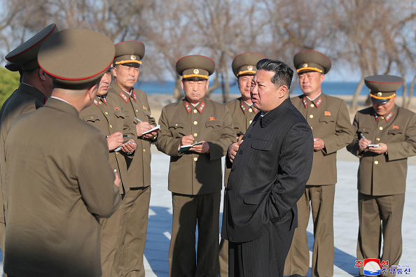 (Photo by STR/KCNA VIA KNS/AFP via Getty Images)