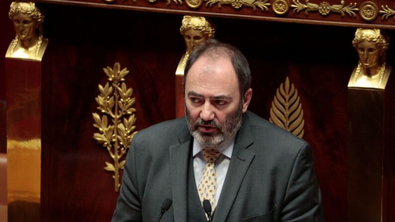 Le ministre de la Santé, François Braun, le 21 novembre 2022. (Photo: GEOFFROY VAN DER HASSELT/AFP via Getty Images)