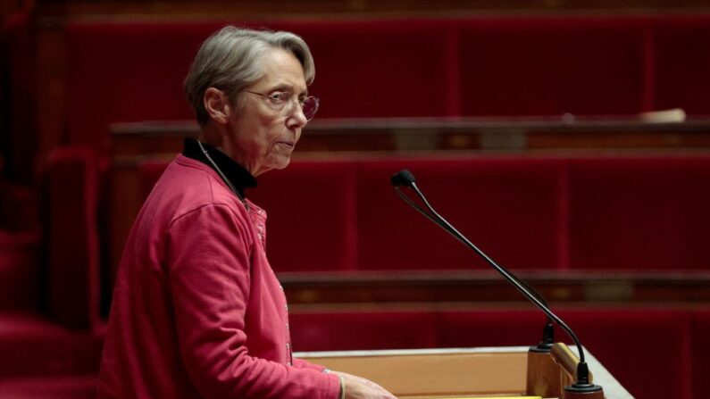 La Première ministre Elisabeth Borne (Photo by GEOFFROY VAN DER HASSELT/AFP via Getty Images)