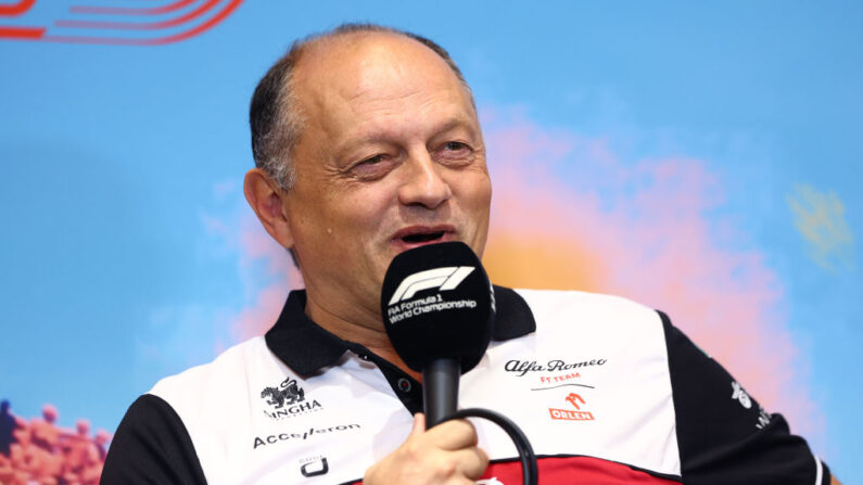 Frédéric Vasseur, le 9 juillet 2022 à Spielberg, en Autriche. (Photo: Clive Rose/Getty Images)