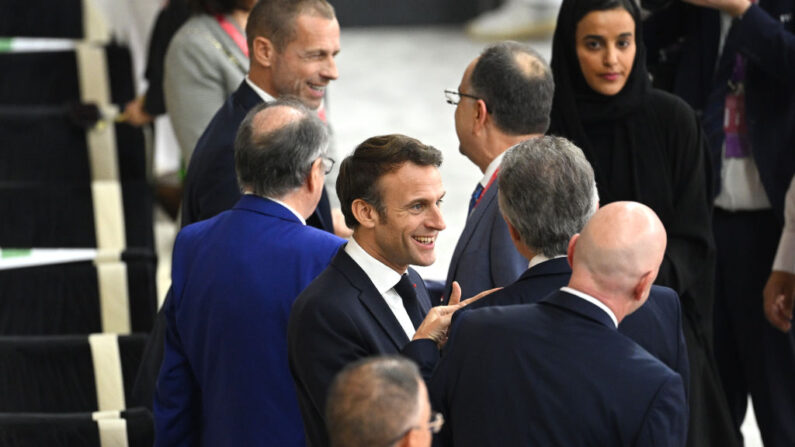 Emmanuel Macron au Qatar (Photo: Matthias Hangst/Getty Images)