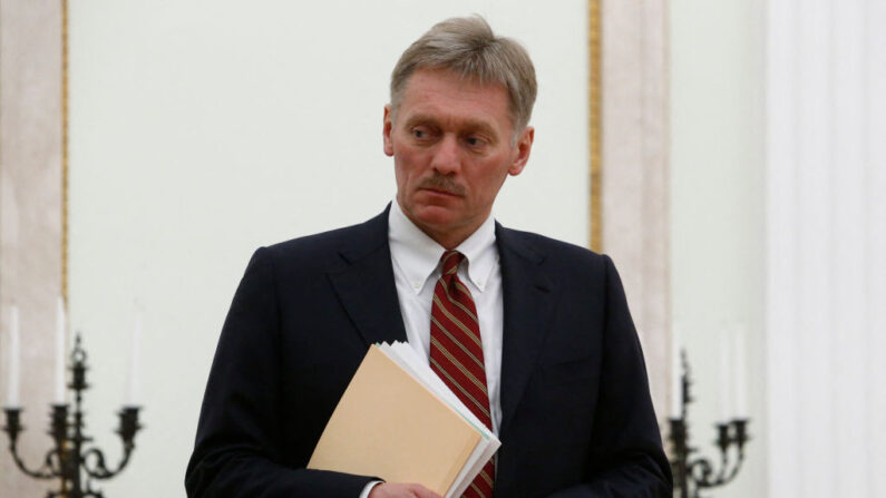 « Il est évident que la participation des États-Unis aux combats, leur participation directe, qui entraîne la mort de citoyens russes, doit avoir des conséquences », a déclaré Dmitri Peskov. (Photo SERGEI KARPUKHIN/POOL/AFP via Getty Images)